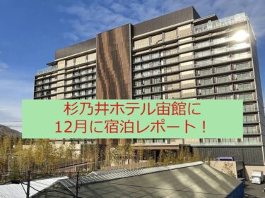 杉乃井ホテルの宙館に12月に宿泊！バイキングやアクアガーデンと本当に1日楽しめる