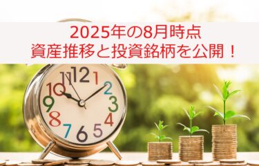 2025年8月時点の資産推移と投資銘柄を公開